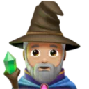 Man Mage: Medium-Light Skin Tone