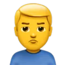 Man Pouting