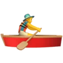 Man Rowing Boat