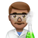 Man Scientist: Medium Skin Tone