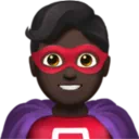 Man Superhero: Dark Skin Tone