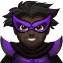 Man Supervillain: Dark Skin Tone