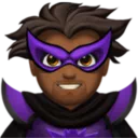 Man Supervillain: Medium-Dark Skin Tone