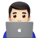 Man Technologist: Light Skin Tone