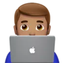Man Technologist: Medium Skin Tone