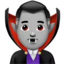 Man Vampire: Medium-Light Skin Tone