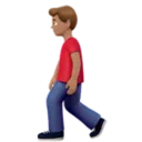 Man Walking: Medium Skin Tone