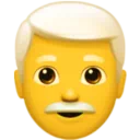 Man: White Hair
