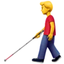 Man with White Cane