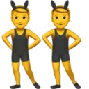 Men with Bunny Ears