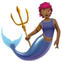 Merperson: Medium-Dark Skin Tone