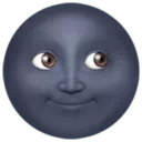 New Moon with Face