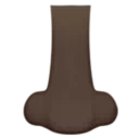 Nose: Dark Skin Tone