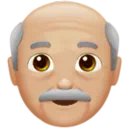 Old Man: Medium-Light Skin Tone