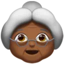 Old Woman: Medium-Dark Skin Tone