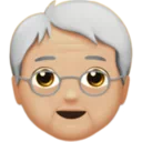 Older Person: Medium-Light Skin Tone