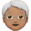Older Person: Medium Skin Tone