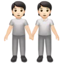 People Holding Hands: Light Skin Tone