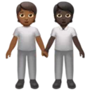 People Holding Hands: Medium-Dark Skin Tone, Dark Skin Tone