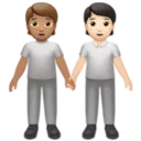People Holding Hands: Medium Skin Tone, Light Skin Tone