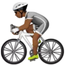 Person Biking: Medium-Dark Skin Tone