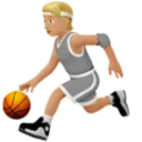 Person Bouncing Ball: Medium-Light Skin Tone