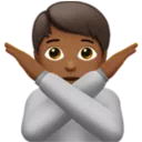 Person Gesturing No: Medium-Dark Skin Tone