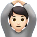 Person Gesturing OK: Light Skin Tone