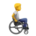 Person in Manual Wheelchair Facing Right