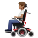 Person in Motorized Wheelchair: Medium Skin Tone