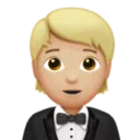 Person in Tuxedo: Medium-Light Skin Tone