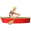 Person Rowing Boat: Medium-Light Skin Tone