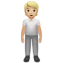 Person Standing: Medium-Light Skin Tone