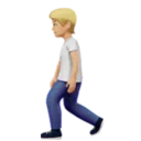 Person Walking: Medium-Light Skin Tone
