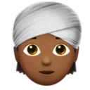 Person Wearing Turban: Medium-Dark Skin Tone