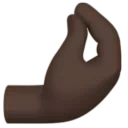 손가락 꼬집음: 어두운 피부 톤
