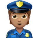 Police Officer: Medium Skin Tone
