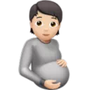 Pregnant Person: Light Skin Tone