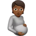 Pregnant Person: Medium-Dark Skin Tone