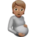 Pregnant Person: Medium Skin Tone