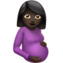 Pregnant Woman: Dark Skin Tone