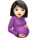 Pregnant Woman: Light Skin Tone