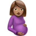Pregnant Woman: Medium Skin Tone