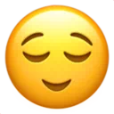 안심한 얼굴