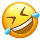 바닥에 구르며 웃기