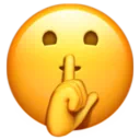 쉬쉬하는 얼굴