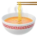 김이 나는 그릇