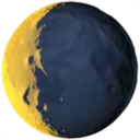 Waning Crescent Moon Symbol