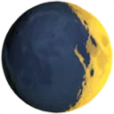 Waxing Crescent Moon Symbol