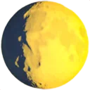 Waxing Gibbous Moon Symbol